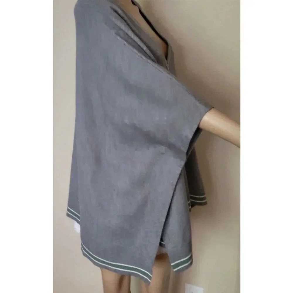 House of Harlow 1960 Poncho V-Neck Gray Sweater One Size NWOT - Picture 4 of 8